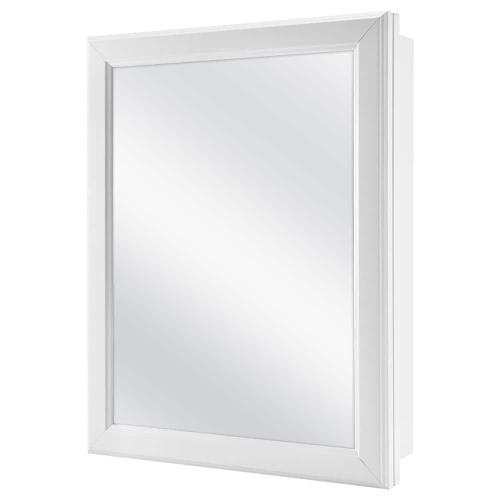 Glacier Bay 15.1 in. W x 19.2 in. H Rectangular Wood Composite Medicine Cabinet with Mirror