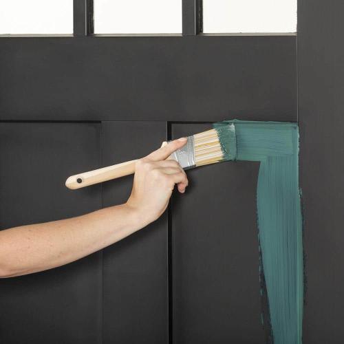 1 qt. Satin Vermont Green Door Paint