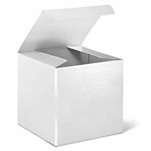 MagicWater Supply White Cardboard Tucktop Gift Boxes with Lids 8x8x6 (10 Pack) for Gifts Crafting & Cupcakes