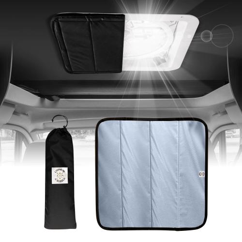 Living in a Bubble Magnetic Insulated Blackout MaxxAir Fan Cover for Sprinter RVs and other Campervans Universal Size Snug Fitting RV Roof Vent Covers for Privacy Fantastic Fan Vent Insulator
