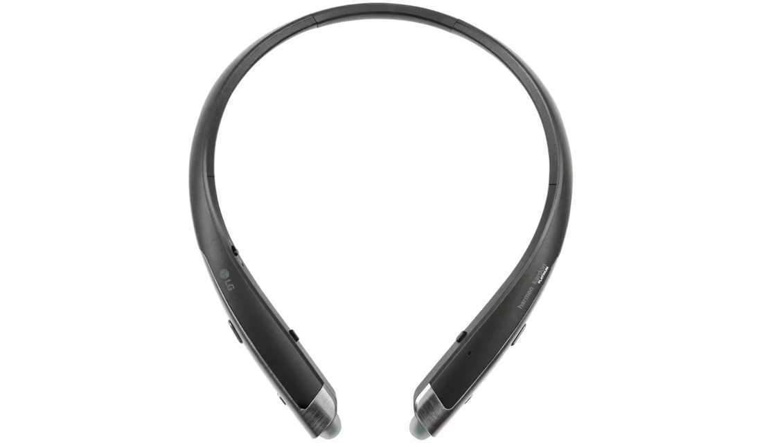 LG - TONE PLATINUM  Bluetooth Headset - Black